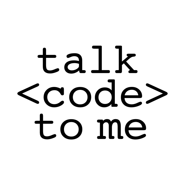 Talk code to me by ExtraExtra