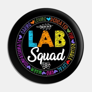 Lab Squad Funny Lab Week 2024 Medical Laboratory Technician Pin