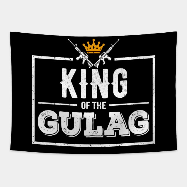 King of the Gulag Tapestry by Shirtbubble