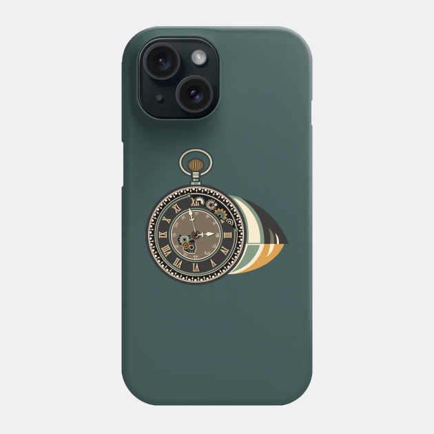 Clock-Headed Puffin Phone Case by dkdesigns27