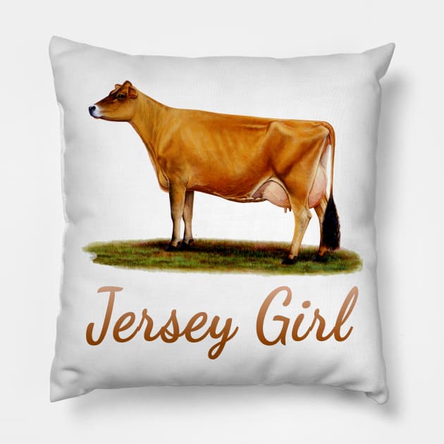 A Real Jersey Girl Pillow by Naves