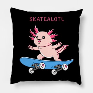 Axolotl Skateboard Pillow