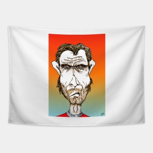 Clint Eastwood Cartoon Caricature Tapestry