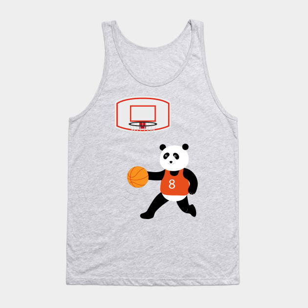 Play basketball with a panda - Basketball - Tank Top