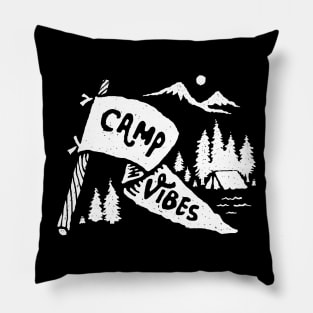 Camp Vibes (for Dark Color) Pillow