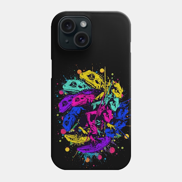 Weird Lizards Phone Case by Liesl Weppen