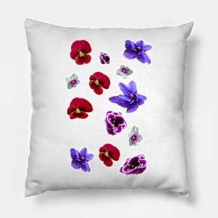 Flowers, violets Pillow