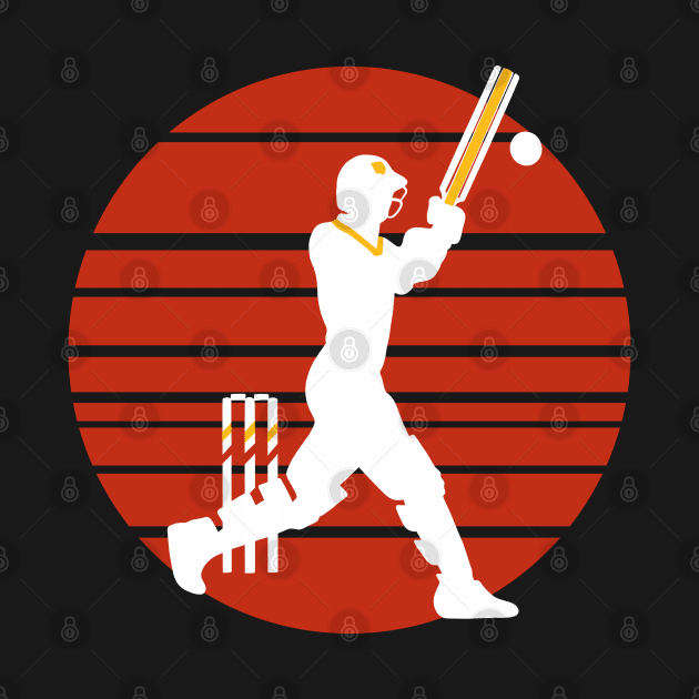 Cricket Player - Vintage Sunrise Edition by isstgeschichte