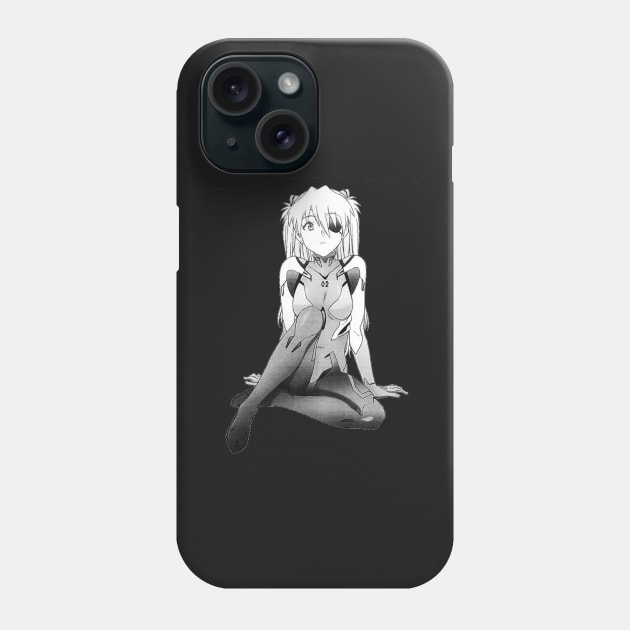 Asuka Sitting Phone Case by KokoroPopShop