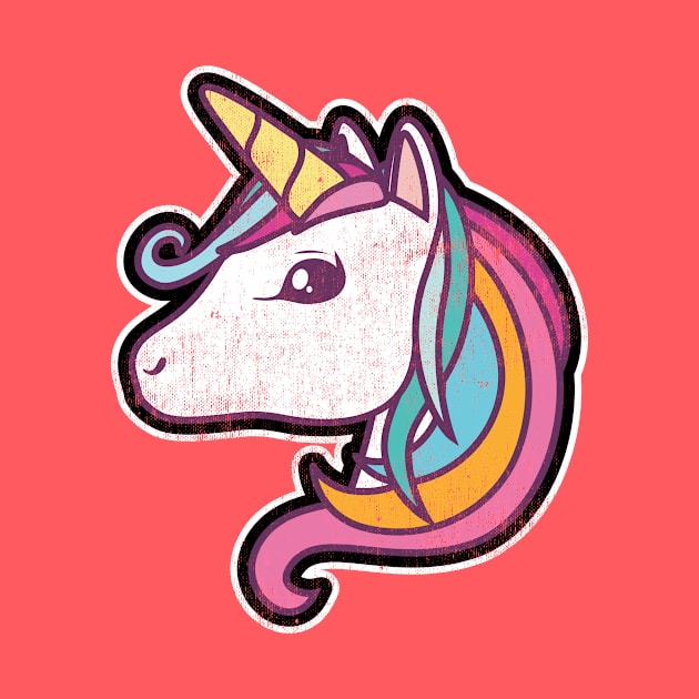 Happy Magic Fantasy Unicorn by mivpiv