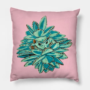 Bear Paw Succulent Hedgehog Pillow