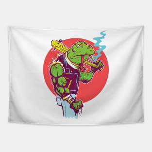 Bullfrog Bruiser Tapestry