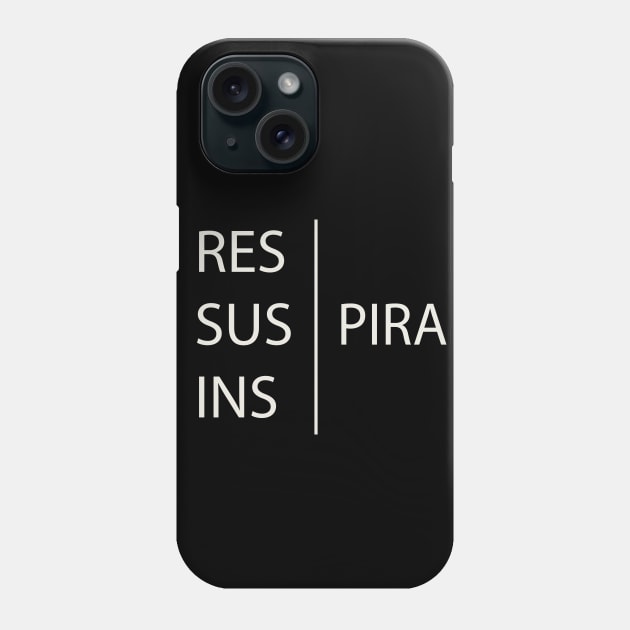 Respira Suspira Inspira Phone Case by Alema Art