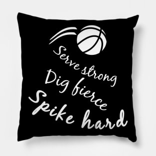 Volleyball Player Designer Shirt Pillow