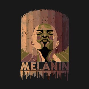 Black Pride Melanin Shirt For Women Men Afro Queens T-Shirt