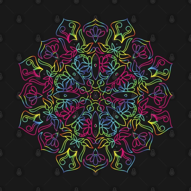 Mandala Rainbow 02596 by krakkor