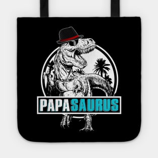 PAPASAURUS T Rex Dinosaur Fathers Day Gifts Tote