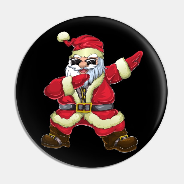 Dabbing Santa Claus Pin by ShirtsShirtsndmoreShirts