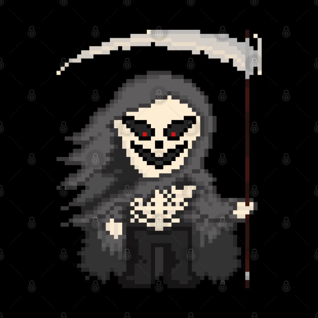 Pixel Monster Grim Reaper by gkillerb