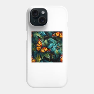 Monarch Butterflies Watercolor 7 Phone Case