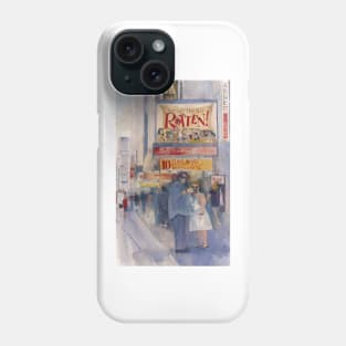 Something Rotten - Broadway Musical - Selfie - New York Theatre District Watercolor Phone Case