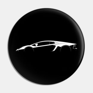 Lamborghini Aventador LP700-4 Silhouette Pin