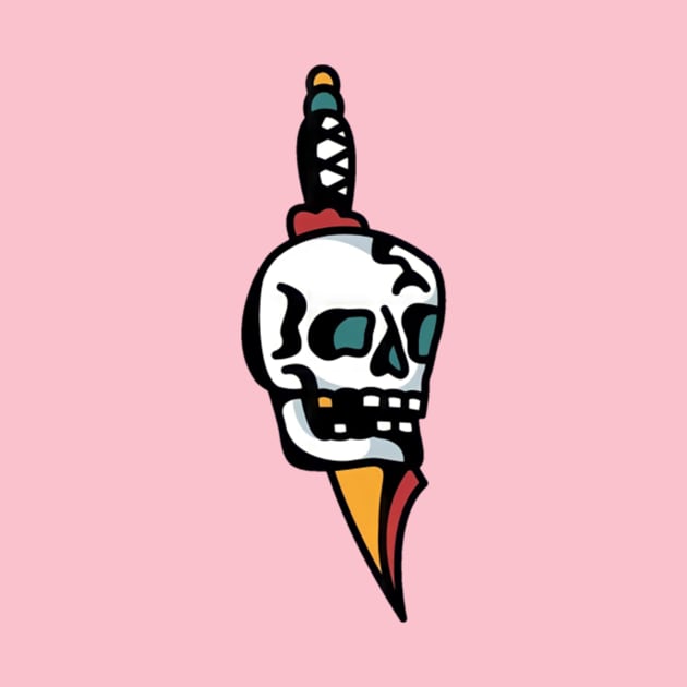 knife skull by frondorfelda