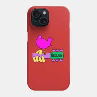 Birdlady Guitar - No Background Phone Case