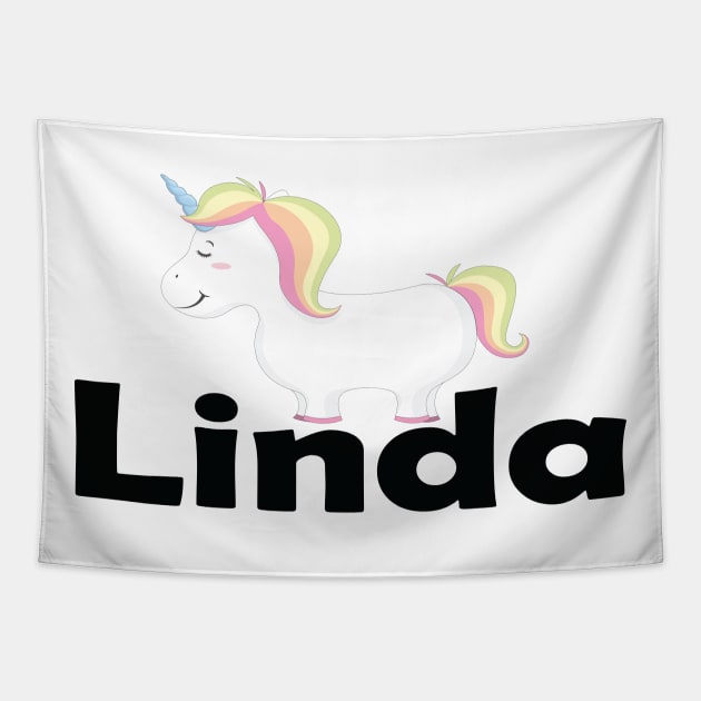 Linda Unicorn Tapestry by ProjectX23Red