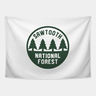 Sawtooth National Forest Logo #1 Tapestry