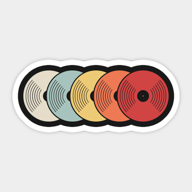 Sticker Vinyl record 