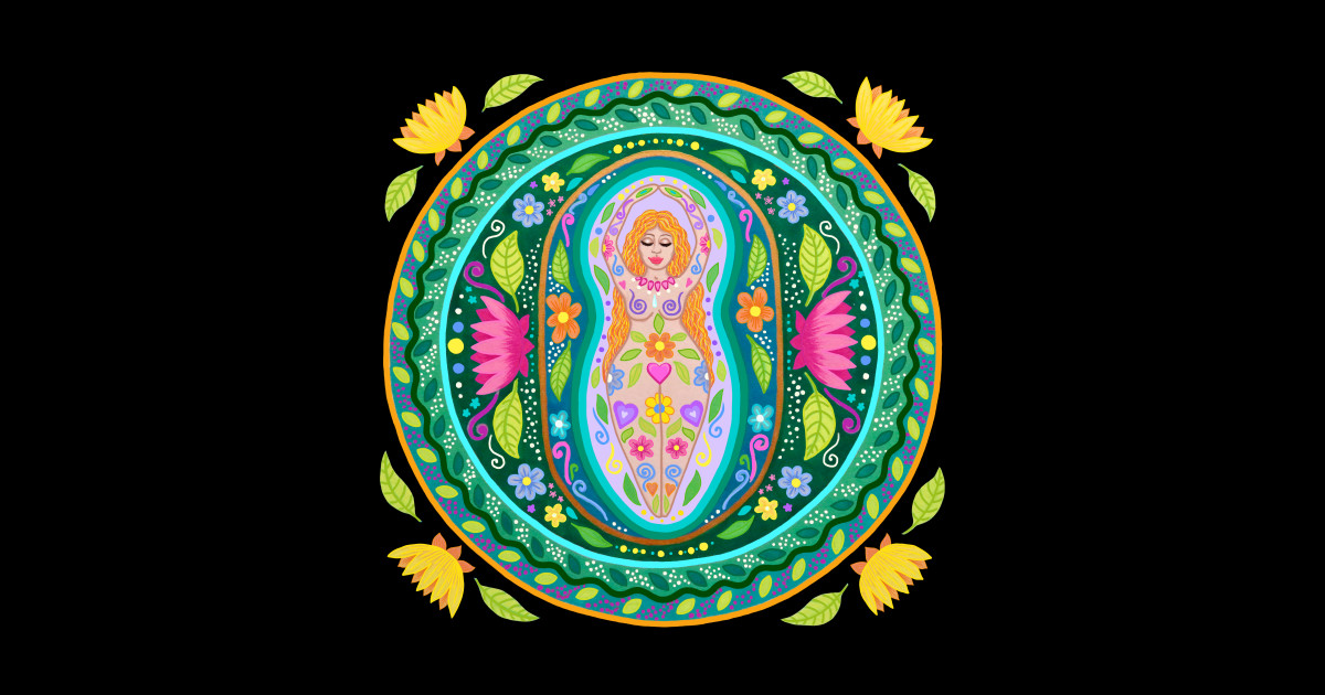 Spring Goddess Bridget - Goddess Of Spring - Sticker | TeePublic