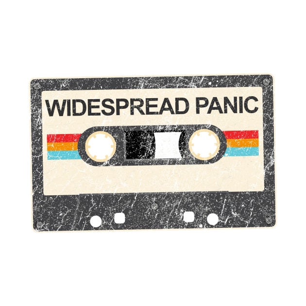 kurniamarga vintage cassette tape Widespread Panic by kurniamarga.artisticcolorful