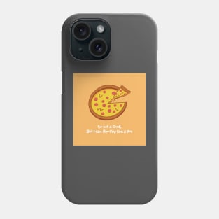 Pizza I'm not a Chef, but I can Air-Fry like a Pro. Phone Case