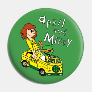 April & Mikey Pin