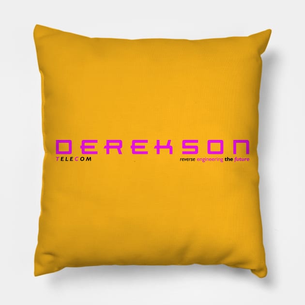 Derekson Telecom Corporate Pillow by fuzzotron