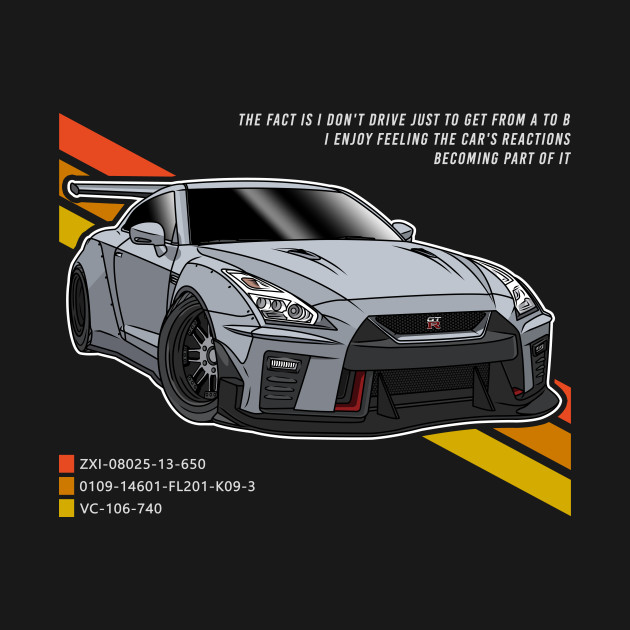 Discover Nissan GTR - Supercar - T-Shirt