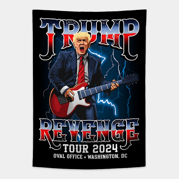 Trump Revenge Tour 2024 Tapestry by MIKOLTN