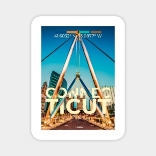 Connecticut Travel Poster Magnet