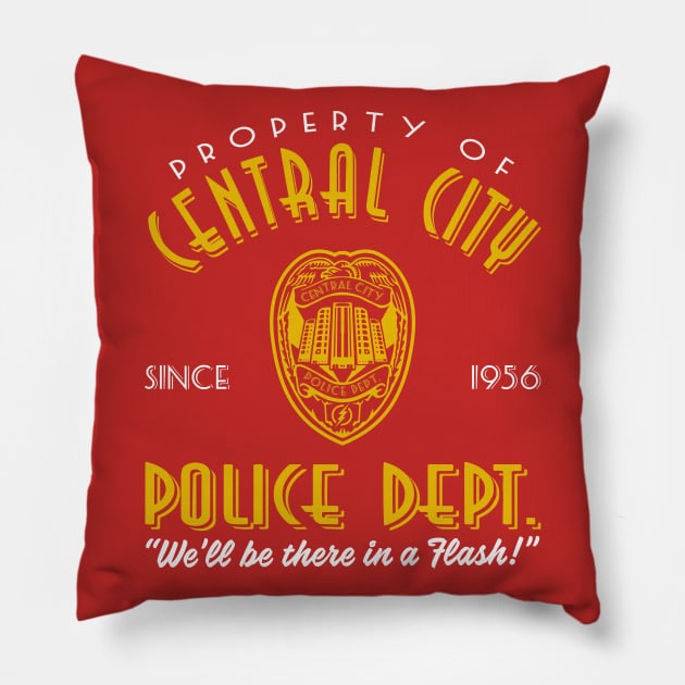 Property of CCPD Pillow by Alema Art
