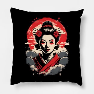 Japanese geisha Pillow