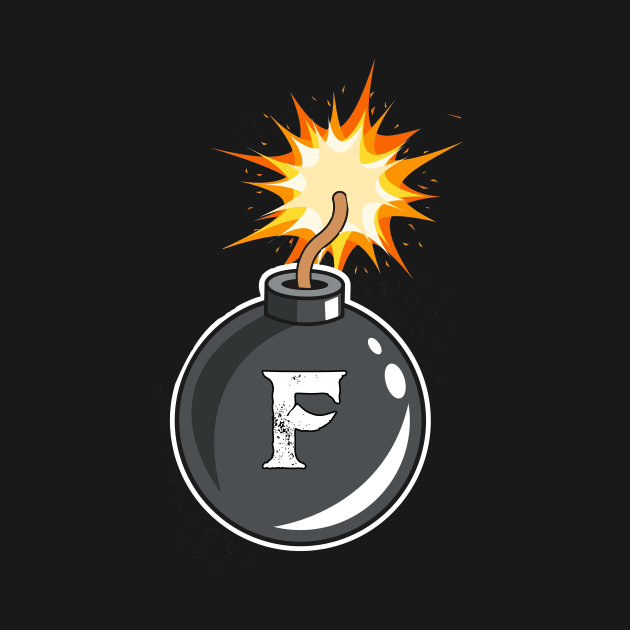 Drop The F-Bomb Funny Shirt for Men and Women by TellingTales