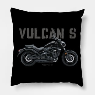 Kawasaki Vulcan S black Pillow