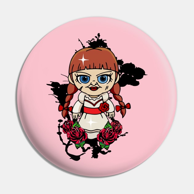 Horror Anabelle kawaii Pin by GeekCastle