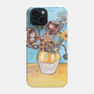 Steampunk style sunflowers van gogh style Phone Case