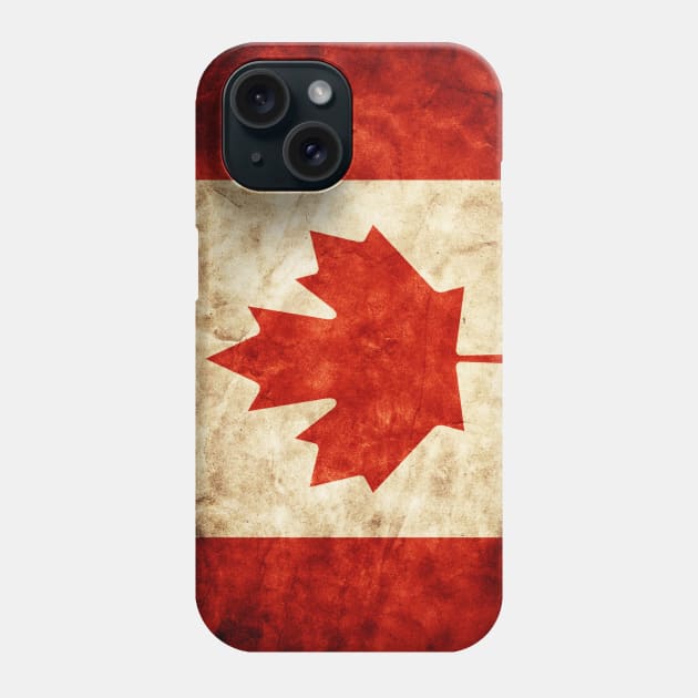 Vintage Canadian pride Canada Flag Phone Case by Pastel Potato Shop