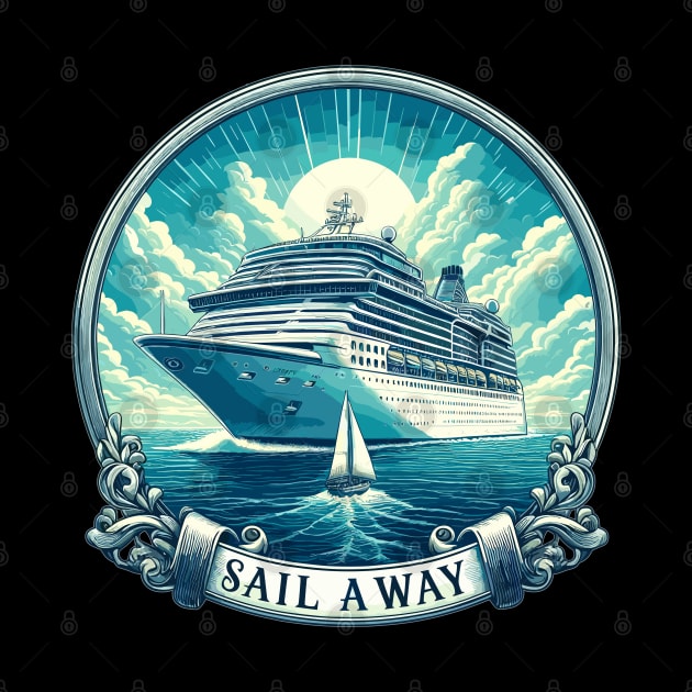 Cruise Ship, Sail Away by Vehicles-Art