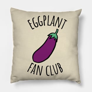 Eggplant Fan Club Pillow