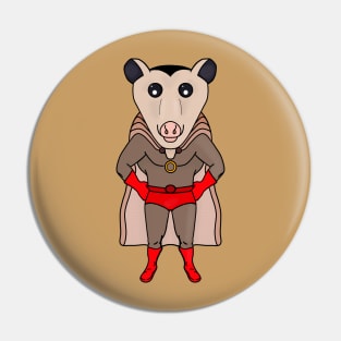 The Super Opossum Pin