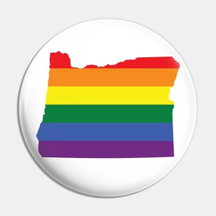 Oregon state (LGBT) pride Pin